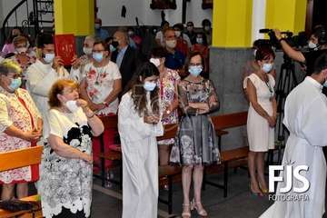  Telde rinde honores a la Virgen de Las Nieves con una solemne misa en Lomo Magullo/Francisco Javier Santana-TA.